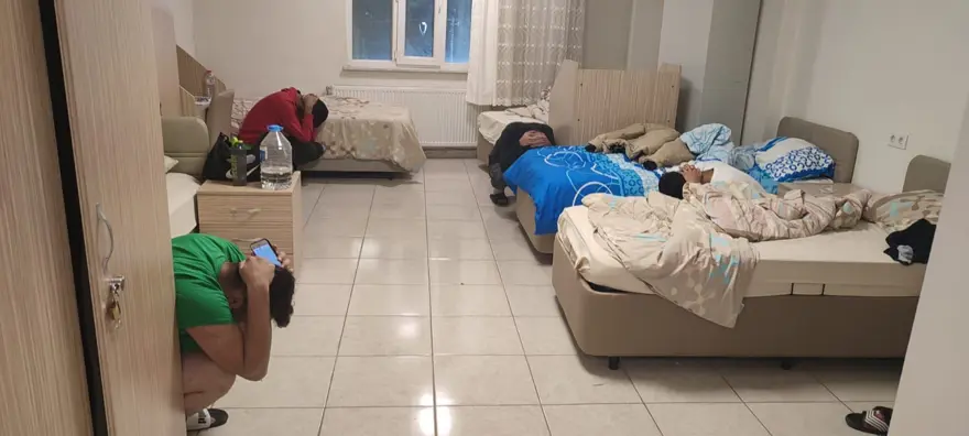 KYK yurtlarında eş zamanlı deprem tatbikatı 9