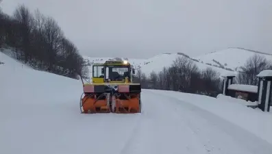 Amasya’da 94 köy yolu kardan ulaşıma kapandı