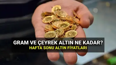 Canlı altın fiyatları: 6 Temmuz 1 gram altın ne kadar? Hafta sonu gram altın, çeyrek altın, yarım altın fiyatları