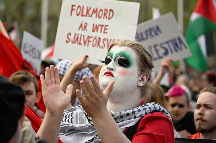 Eurovision finaline İsrail protestoları damga vuruyor 5