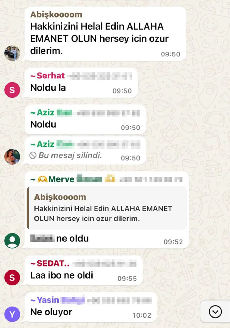 Helallik isteyip "Mezarımı yaptırmayın" notu bıraktı: Sırra kadem bastı 1