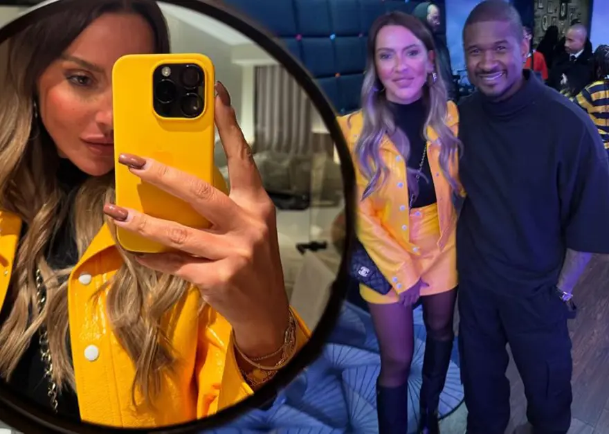 Hadise dünyaca ünlü şarkıcı Usher ile bir arada: Yaşayan efsane 