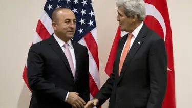 Dışişleri Bakanı Çavuşoğlu Kerry ile görüştü