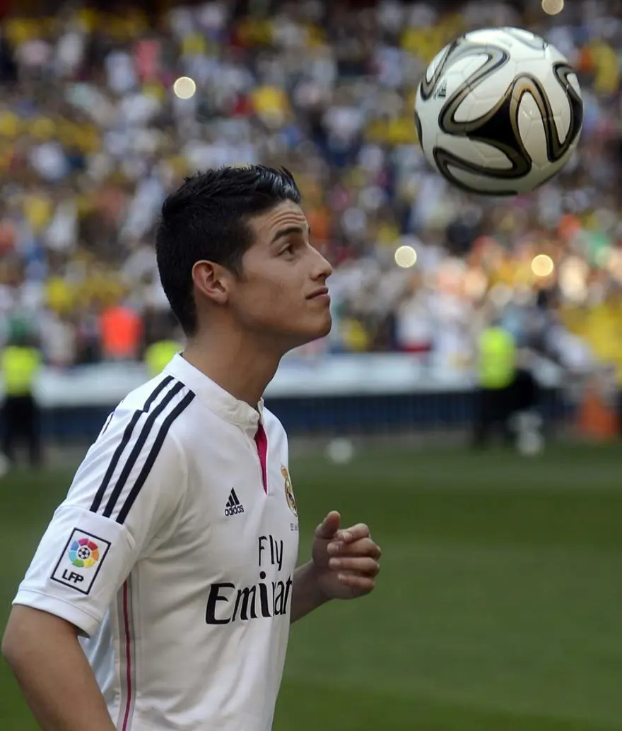 James Rodriguez Bernabeu'da 14