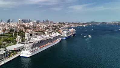 İstanbul'a 410 bin 577 kruvaziyer yolcusu geldi