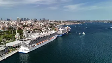 İstanbul'a 410 bin 577 kruvaziyer yolcusu geldi