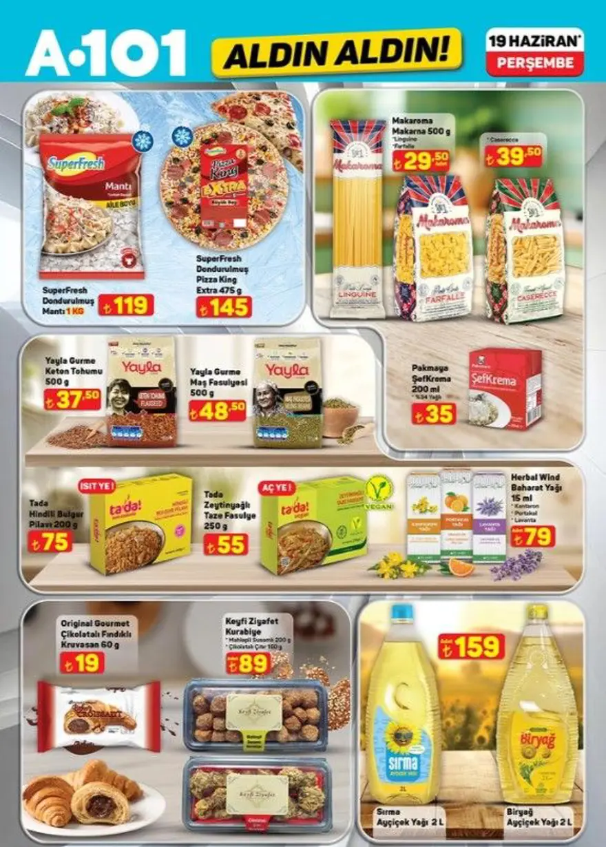 A101 AKTÜEL ÜRÜNLER KATALOĞU 19 HAZİRAN 2