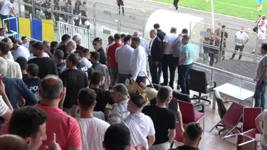 Siirt'te olaylı maç: 90 dakika bitti, futbolcular kavgaya tutuştu