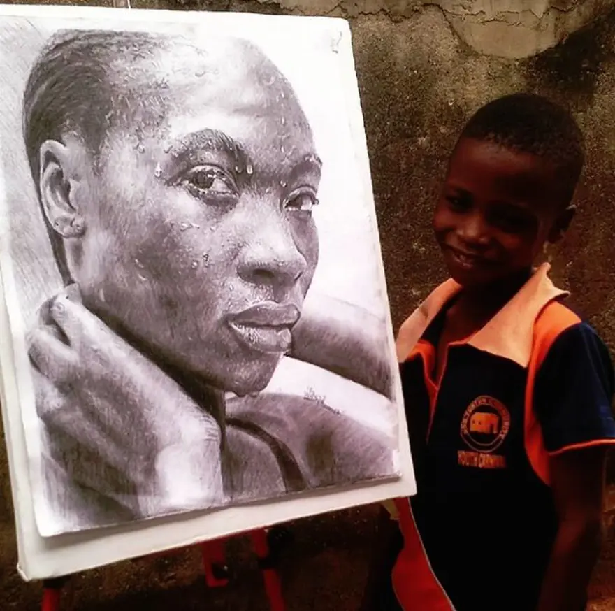 11 yaşındaki ressamın hiperrealist resimleri 3