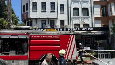 Fatih'te otel yangını