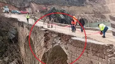 Diyarbakır'da viyadük yapımında dinamit kullanıldı: Tarihi köprü zarar gördü