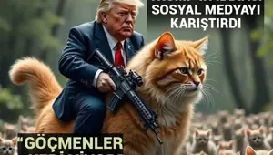 Trump'ın "göçmenler evcil hayvanları yiyor" iddiası sosyal medyayı salladı: Yüzlerce yapay zeka görseli paylaşıldı