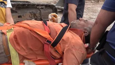 Kırıkkale'de göçük altında kalan işçi kurtarıldı