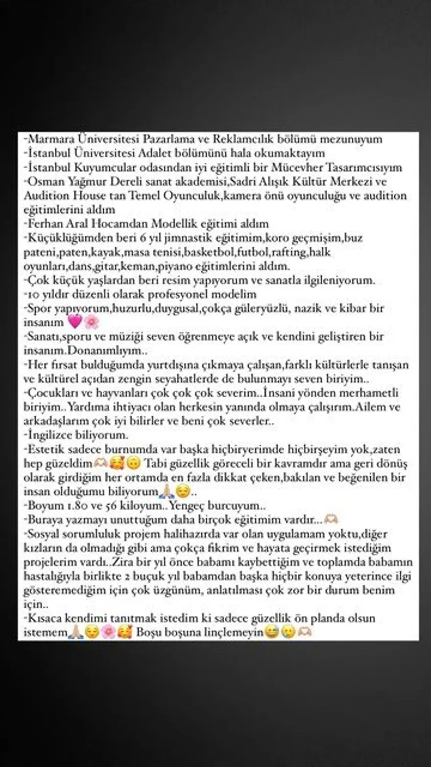 Miss Turkey 2024'te ilk 20'ye giremeyen İpek Kuşçu'nun açıklamaları gündem oldu 2 Miss Turkey 2024'te ilk 20'ye giremeyen İpek Kuşçu'nun açıklamaları gündem oldu 2
