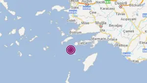 SON DAKİKA HABERİ: Datça açıklarında 4,3 ve 4,1 büyüklüğünde iki deprem