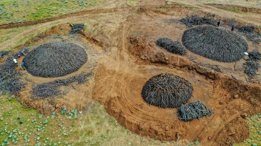 Ekmeklerini mangal kömüründen çıkarıyorlar 11