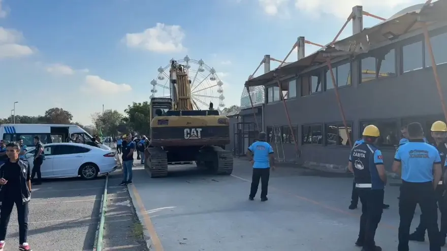 Avcılar’da lunaparkta yıkım gerginliği 2