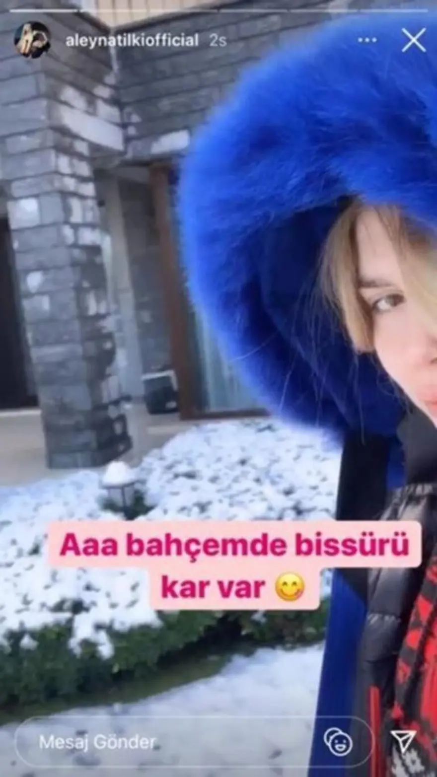 Ünlülerin kar sevinci 13