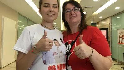 Lösemi hastası Ukraynalı, Türk donör sayesinde hayata tutundu