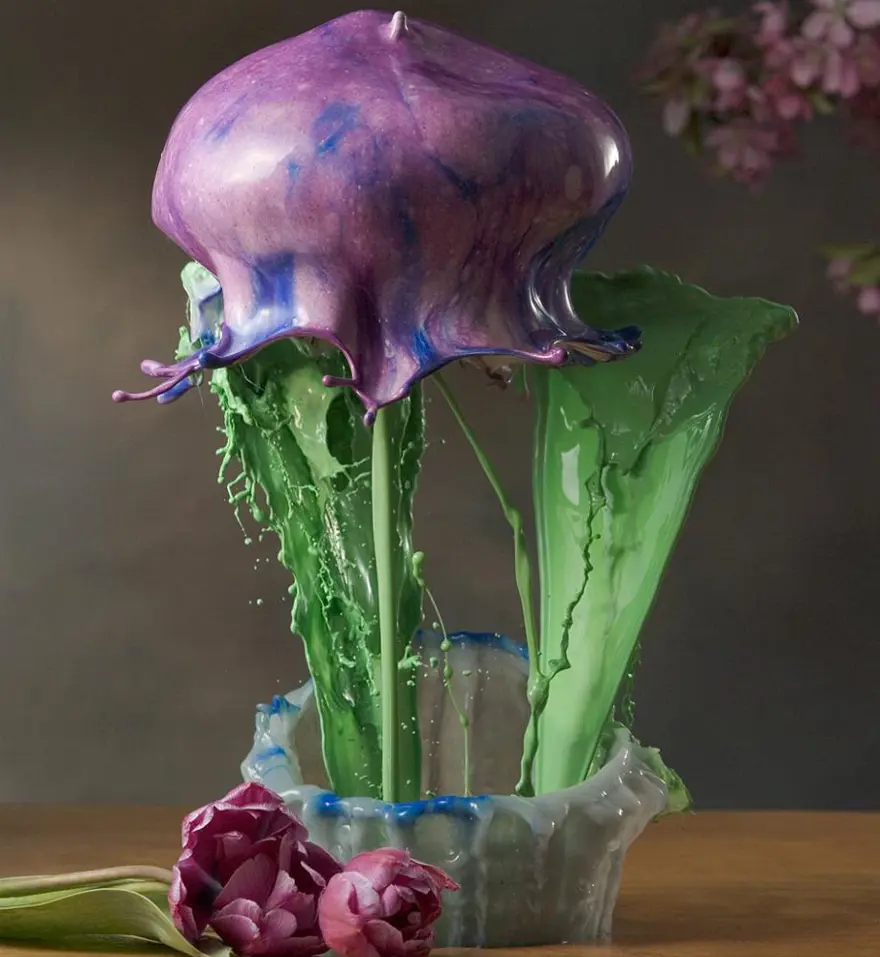 Tablo gibi çiçekler 5