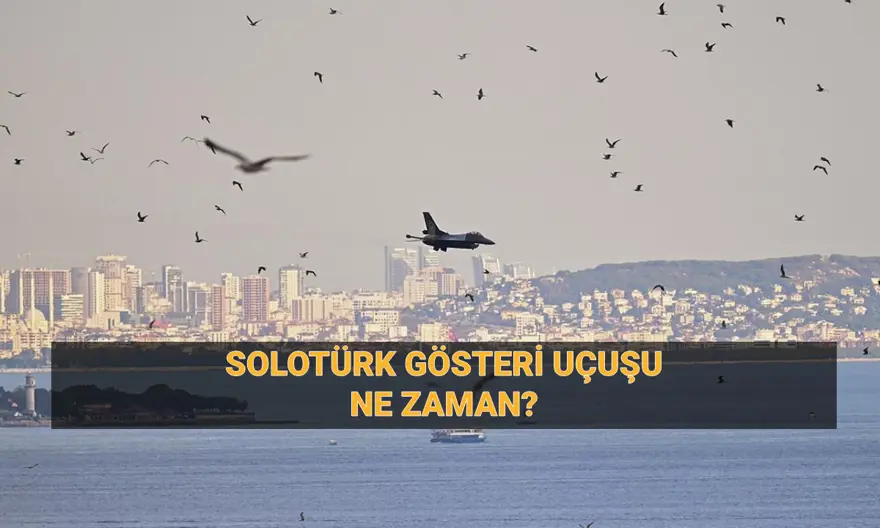 SOLOTÜRK İzmit semalarında! SOLOTÜRK18 Mart saygı uçuşu takvimi | SOLOTÜRK 18 Mart Çanakkale Zaferi uçuşları saat kaçta? 