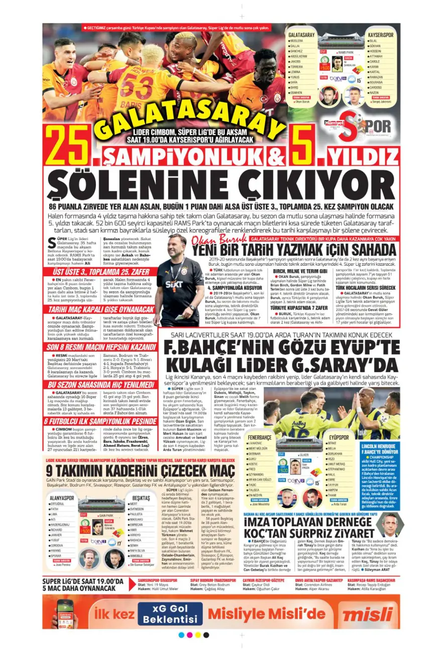 "Devler Ligi hediyesi Silva" (18 Mayıs 2025 spor manşetleri) 10 "Devler Ligi hediyesi Silva" (18 Mayıs 2025 spor manşetleri) 10