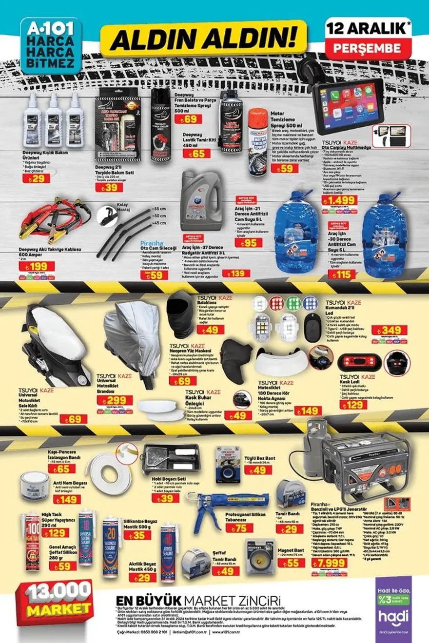 A101 aktüel indirimleri 12 Aralık 2024: A101 marketten yılbaşına özel yeni indirimli ürünler 3
