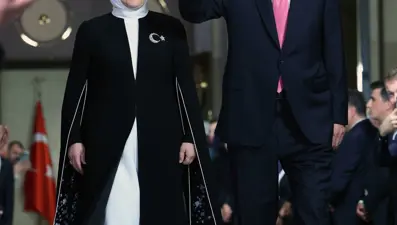 Cumhurbaşkanı Erdoğan için Beştepe'de tören