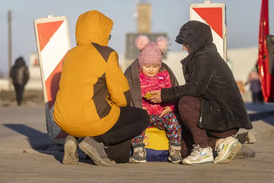 Mültecilerin dramı: Ukrayna'dan kitleler halinde kaçış 9