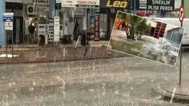 Antalya'da dolu paniği