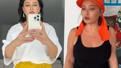 Nurgül Yeşilçay'ın kasım ayında deniz keyfi