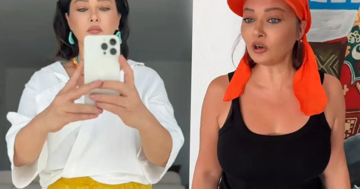 Nurgül Yeşilçay'ın kasım ayında deniz keyfi