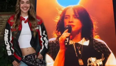 Berfu Yenenler'in büyük mutluluğu: Billie Eilish konserinden kareler