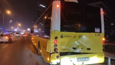 İstanbul'da minibüs İETT otobüsüne çarptı: 7 yaralı