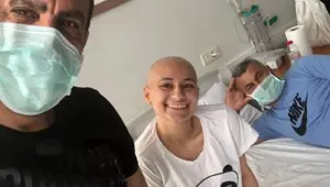 Haluk Levent'ten lösemi hastası baba kıza ziyaret