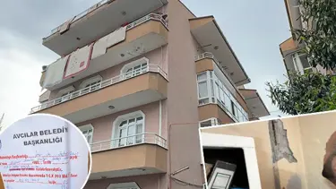 Kolonlarda burkulma tespit edildi: Bina hemen mühürlendi