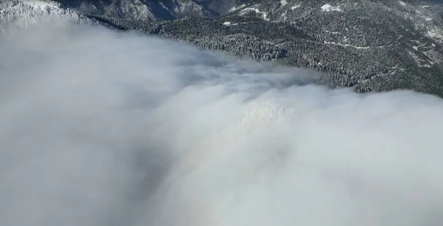 Artvin'deki Genya Dağı'nda kış manzaraları büyüledi 1