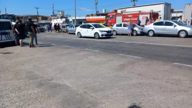 Bursa'da 5 aracın karıştığı zincirleme kaza: 3 yaralı
