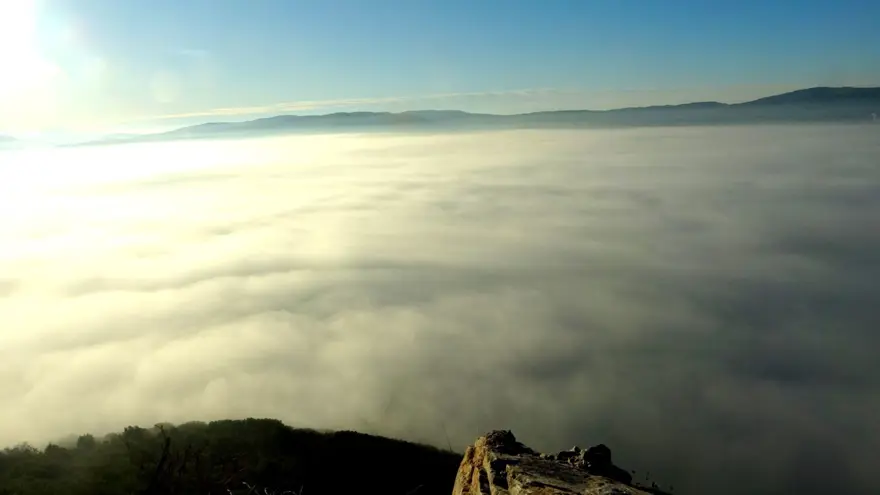 Muğla güne sisle uyandı: Masalsı atmosferi görenler kameraya sarıldı 2
