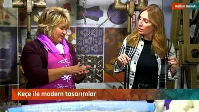Keçe ile modern tasarımlar