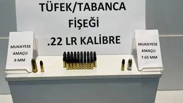 Büyük İstanbul Otogarı'nda 5 bin fişek ele geçirildi