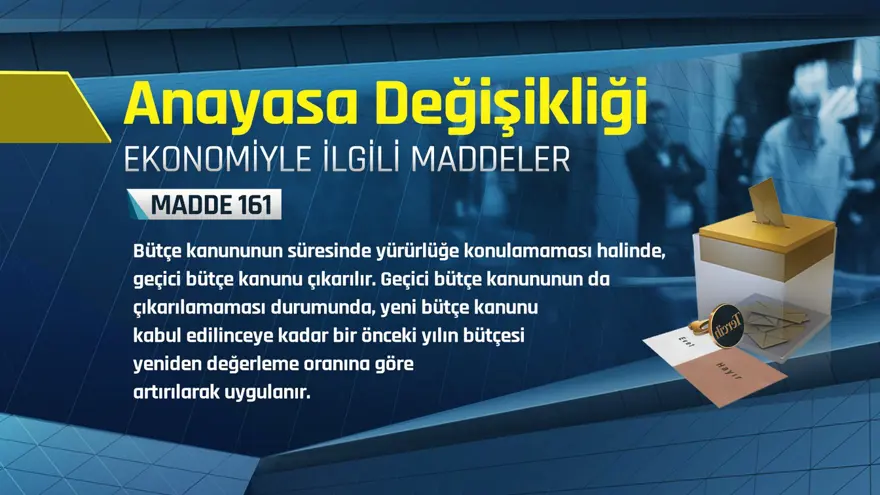 Referandumda ekonomiyle ilgili maddeler 3