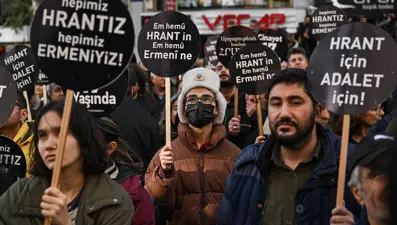 Gazeteci Hrant Dink'i anma töreni