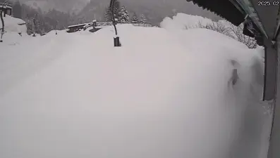 Ayder Yaylası'nda çığ düştü