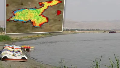 Van Gölü'ndeki büyük kirlilik uydu kamerasında: Ötrofikasyon tehlikesi