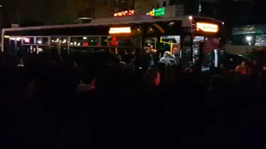 Levent durağında bekleyiş uzayınca eylem yapıldı
