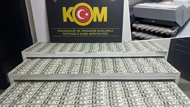Matbaa kuran şebekeye darbe: 7 milyon 99 bin sahte dolar ele geçirildi