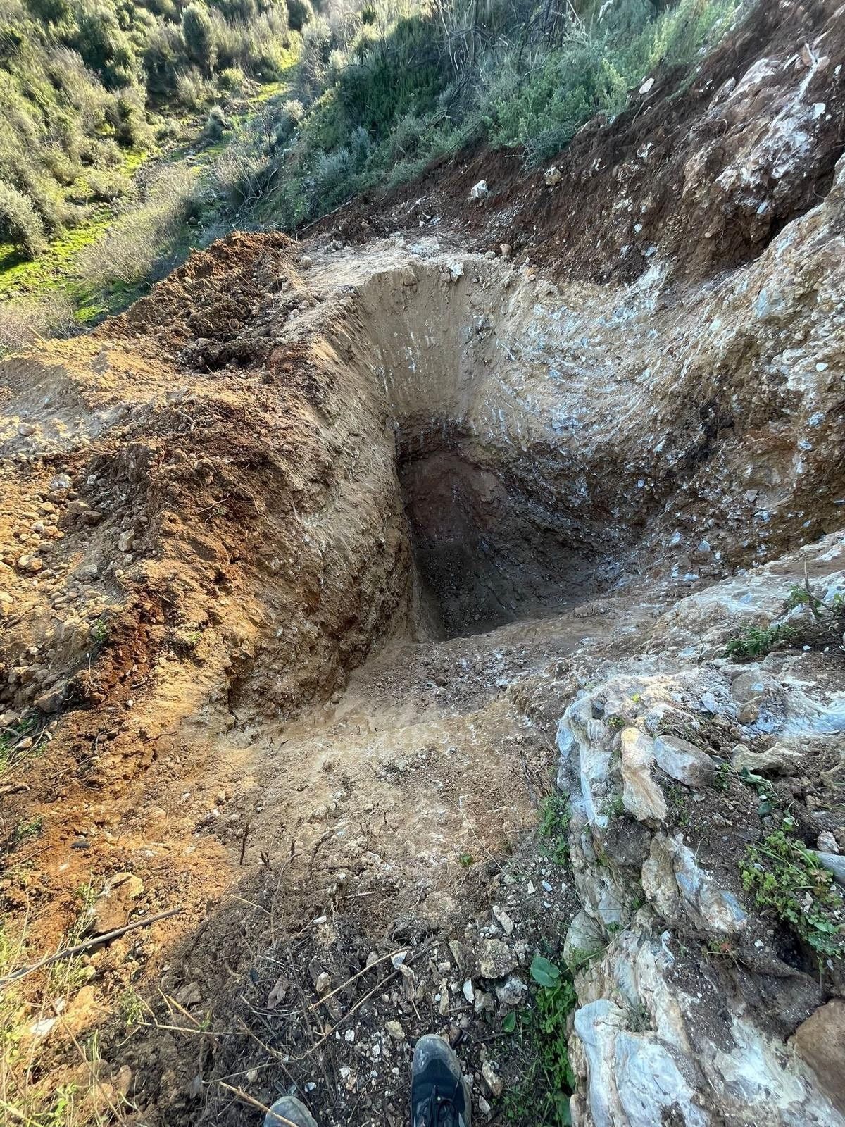 Aydın'da kaçak kazı operasyonu
