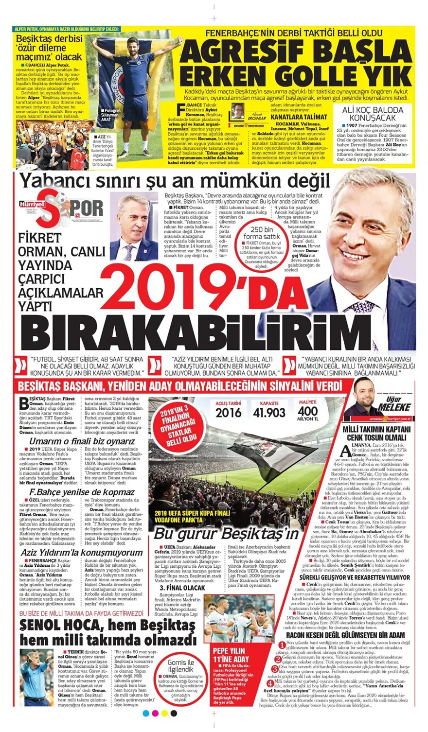 Günün spor gazeteleri (21 Eylül 2017) 2