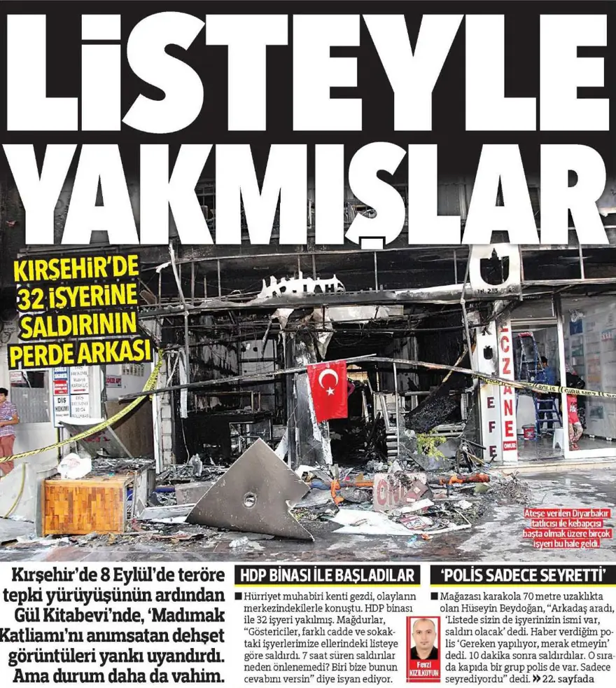 Günün gazete manşetleri - 23 Ekim 2015 